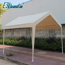 대형그늘막 행사용천막 sibada 텐트 야외 활동 판촉 광고 천막 전염병 예방 4 모퉁이 주차장 차양 마구간 텐트 집, 폭 3m길이 3m(천 제외)
