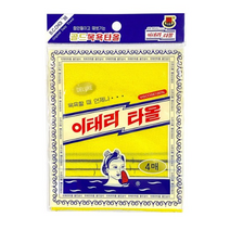 골드상사 목욕탕 이태리타올 때따올 때밀이 국내생산 비스코스 아마존 이베이 삼색 4p 1세트 한국식 각질 제거용 샤워 목욕 타올, 그린