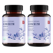 고말론 수국잎 추출물 열수추출 프리미엄 정 1000mg 60정, 2개 (4개월분)