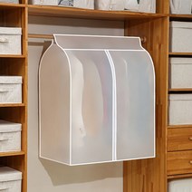 먼지차단 투명 전방향 행거 덮개 풀커버, 중형 3종세트, 중형(3사이즈)