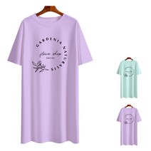 와이플리 여성롱티 라인로즈