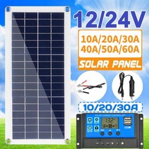 태양광 패널 인버터 설치 태양열 300W 광 플렉시블 키트 12 24V 스위치 USB 충전 인터페이스 컨트롤러가 있는 보드 RV 자동차용 방수 전지, 10A With Controller, 10A With Controller