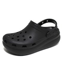 크록스 키즈 클래식 큐티 플랫폼 클로그 주니어 아동 샌들 207708-001