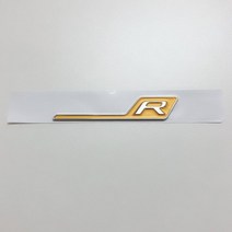 벤츠엠블럼 3D ABS 후면 트렁크 데칼 엠블럼 배지 스티커 메르세데스 AMG GT R S C GTR GTS GT50 GT43 GT53 GT63S W190 W251 자동차 액세서리, 7.R Yellow Silver