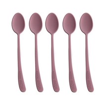 윙커 실리콘 숟가락, 인디핑크, 5개