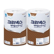 유한킴벌리 크리넥스 물에 잘녹는 에어셀 점보롤 화장지 500m 8롤 45387 대용량 업소용 휴지, 4롤 2팩