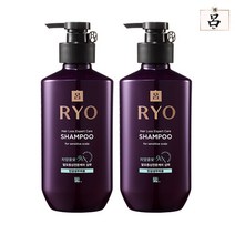 New 려 자양윤모 9EX 탈모전문 민감성샴푸 400ml 무배, 2개