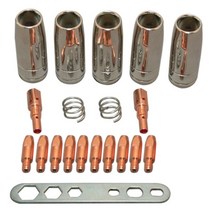 용접 노즐 공업 20Pcs 1.0mm 기 기 MB 25AK MIG MAG 토치 절연