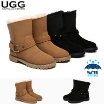 호주 어그부츠 AS UGG 사라 양털 워커 버클 겨울 퍼 여성 신발