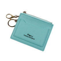 론신웬 여성용 가죽 미니 카드 동전지갑