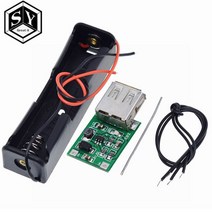 멀티 usb 충전기 어댑터 5V 1A 마이크로 USB 18650 리튬 배터리 충전 보드 모듈 보호 이중 기능 TP4056, [01] 1set 18650 and 600ma