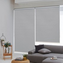 웰텍스 열차단 항균 암막 방염 롤스크린662142 33, 그레이1211139 15 _125 x 160 cm