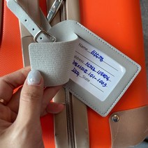 보스턴백 골프백 캐리어 해외여행 가방 길이조절 네임택 이름표 표식 표시 그레이 회색