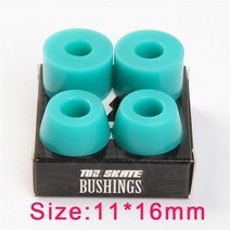 스케이트 보드 새로운 레드 4pcs 90a 95a 100a pu 가스켓 하이 리바운드 탄성 롱 콘 물고기 트럭 부싱, 파란색 95a