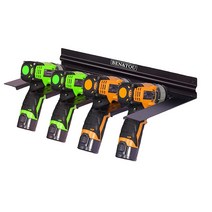 BENTOU Power 도구 organizer wall mount rack easy installation Storage for garage and home Electric Dri, Drill rack