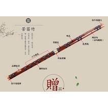중국 피리 전통 악기 대나무 피리 입문용 디즈 dizi 대금 플룻, B