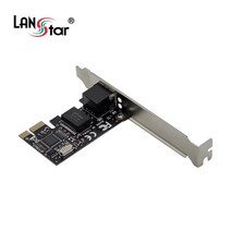 랜스타 PC 내장형 기가비트 랜 1포트 PCI-Express x1 카드 RTL8111C LS-PCIE-EX1C