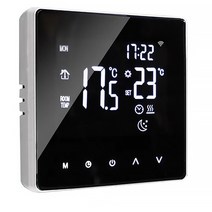 실내 온도 조절기 보일러 tuya wifi smart thermostat touch screen for water electric warm floor heating water, 화이트와이파이, 물 가열