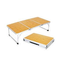 노마드 밤부 슬림 3단 좌식 테이블 N 5677