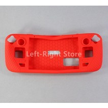 스팀덱도킹스테이션듀얼센스백버튼플스듀얼쇼크 스팀 데크 케이스 쉘 컨트롤러 소프트 실리콘 보호 커버 스, 01 빨간