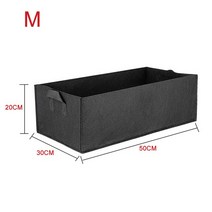플랜트박스 베란다 실내 옥상 주차장 텃밭 화분 높은 꽃 침대 정원 심기 랙 야채 상자 가방 패브릭 직사각, 01 M