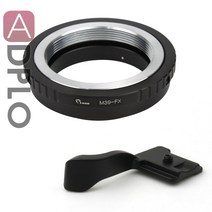 Leica l39 m39 나사 렌즈 용 M39-FX 마운트 어댑터 슈트 후지 fx x-pro 1 X-E1 필름 x 카메라 + 엄지 손가, 한개옵션0