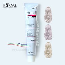 바코 염색약 100ml (산화제포함) 클리어 슈퍼 매우밝은 하이라이트 정품, 7.35 약간밝은자주빛금색