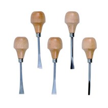 나무 조각도 5입 사선 창끌 평끌 서각 조각칼 세트