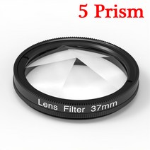 KnightX-아이폰 12 11 8 7 6 XS 화웨이 샤오미 Samsun 삼성휴대폰용 렌즈 매크로 카메라 37mm 어안 프리즘 필터, 04 37mm 5 Prism