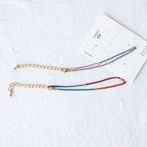 셀러허브 패션 알롱달롱 체인 팔찌