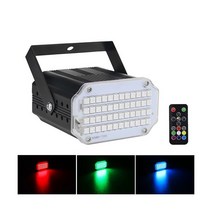 ALIEN 48 LED RGB UV 화이트 스트로브 조명 디스코 DJ 파티 휴일 크리스마스 음악 클럽 사운드 활성화 플래시 무대 효과 효과, CHINA, EU 플러그