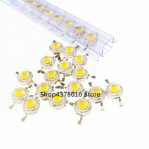 10 -1000 pc 전체 와트 1W 3W 고성능 LED 램프 전구 다이오드 SMD 110-120LM 칩 - 스포트 라이트 통, 01 1W_03 WHITE_01 10PCS