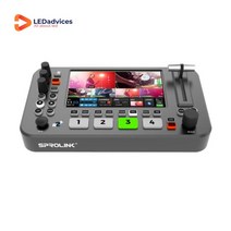 SPROLINK NeoLIVE R2 플러스 비디오 믹서 다기능 라이브 스트리밍 PC 없는 4 x HDMI 스위처 PTZ 캠 컨트, 한개옵션0