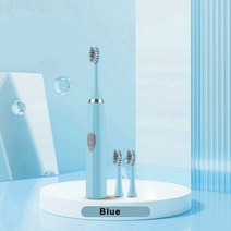후드티 남자 남성 후드 긴팔티 무지 맨투맨 티 음파 전동 칫솔 배터리 타입 및 용 울트라 소닉 자동 진동기 미백 IPX7 방수 3 브러시 헤드, [02] J284BLUE3H, 02 J284BLUE3H