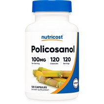 누트리코스트 Nutricost 폴리코사놀 혈관청소부 100mg 120 캡슐