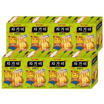 해태 calbee 자가비 짭짤한맛 90g 감자칩 가루비 간식, 8개