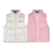 듀베티카 [라벨루쏘] [듀베티카] VDDV01525 K0001 CRS 리버서블 그루미움 패딩 조끼