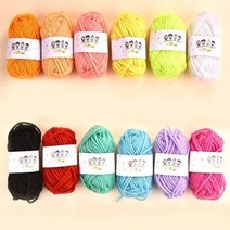 뜨개질 기계 대형 48핀 자동뜨개도구 니트머신 20cm 나무 직조 베틀 스타터 키트 손으로 짠 DIY 세트 가정, 02 12 Colors Yarn