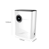 휴대용 제습기 1200mL 제습기 215 Sq. Ft 휴대용, 협력사, 하얀, JP