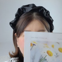 실키헤어밴드 주름 셔링 매듭 공단머리띠 새틴헤어밴드 셀프웨딩