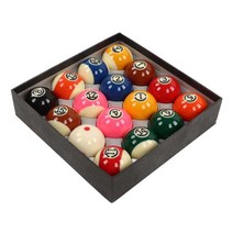당구공 5.72cm 당구 공 16 개 대형 아메리칸 스타일 블랙 킹콩 수지 풀 세트 엔터테인먼트