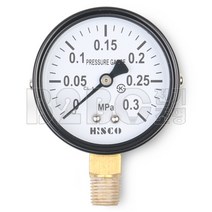 협성히스코 압력게이지 60파이 0.3MPa 3K A형, 60D0.3MPa A형/550230