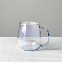 오로라 홈카페 항아리 유리컵 머그컵 400ml 예쁜컵, 오로라 항아리 머그400ml