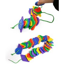 크리스마스 선물 유치원 단추구멍실꿰기 소근육 유아교구 놀이 소근육교구 넣기