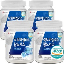 락토바실러스 람노서스 GG 유산균 분말 식약처 HACCP 인증 가루 200g, 4개