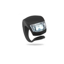 LED 실리콘 자전거 후면 조명 깜박이 전기 스쿠터 방수 산악 도로 테일 경고 램프 배터리 Lanter, 02 1pcs black