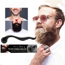 West&Month 수염발모제 수염 마이크로 니들 롤러 페이셜 마이크로 니들 주름 제거 미용 기기, 30g마이크로 니들 롤러