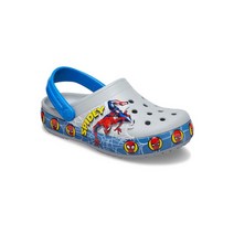 크록스 crocs 본사크록스 펀랩 스파이더맨 라이츠 클로그 키즈 206374-007 168823