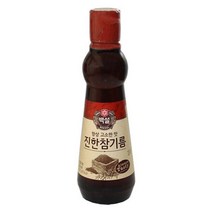 맛있는 CJ백설 진한참기름320ml 반찬 밑반찬 아이들반찬, 쿠팡2 1