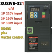 주파수변환기 헤르츠 50hz 60hz 3KW VFD 인버터 2.2KW 5.5KW 주파수 3PH 220V 380V 출력 변환기 가변 드라, 01 1PH 220V_05 4KW, 02 SUSWE-321